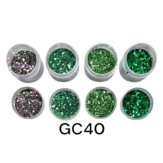 Nail Art Glitter Combinatie - GC40