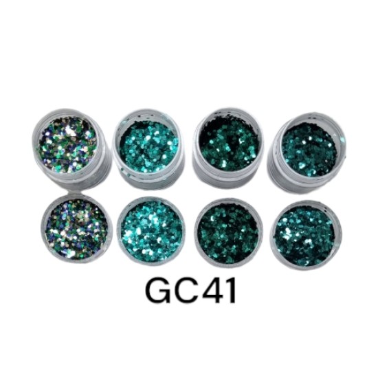 Nail Art Glitter Combinatie - GC41