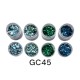 Nail Art Glitter Combinatie - GC45