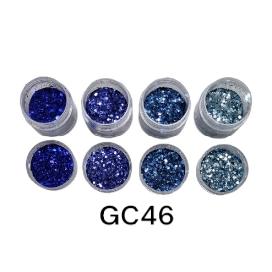 Nail Art Glitter Combinatie - GC46