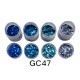 Nail Art Glitter Combinatie - GC47