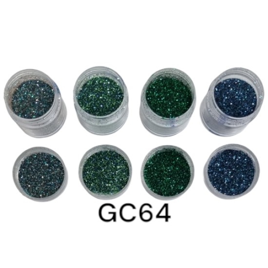 Nail Art Glitter Combinatie - GC64