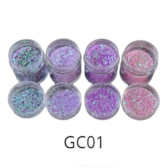 Nail Art Glitter Combinatie - GC01