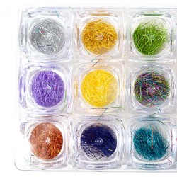 Nailart Color Yarn 12 potjes nr.1 Nailart Color Yarn 12 potjes nr.1