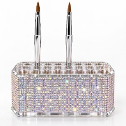 Penseelhouder met strass-steentjes