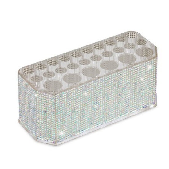 Penseelhouder met strass-steentjes