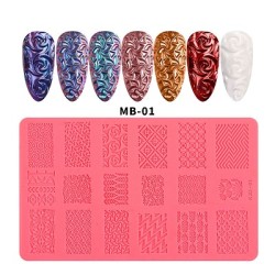 3D Stamping Nail Art Mal - Model 1