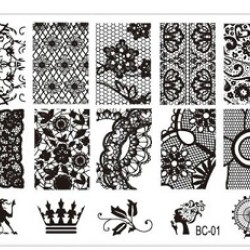 Stempel Nagel Sjabloon BC-01 Stempel Nagel Sjabloon BC-01