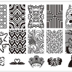 Stempel Nagel Sjabloon BC-06 Stempel Nagel Sjabloon BC-06