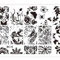 Stempel Nagel Sjabloon BC-16