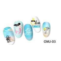 Stempel Nagel Sjabloon OMJ-03