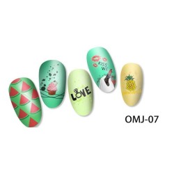 Stempel Nagel Sjabloon OMJ-07