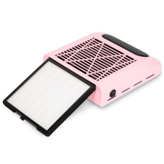 Nagel Stofafzuiger 80Watt - Kleur: Roze