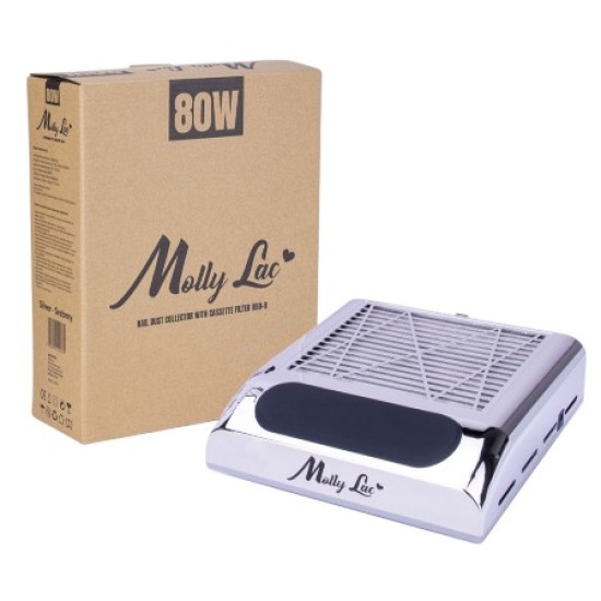 Nagel Stofafzuiger - 80Watt - Kleur: Zilver