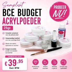 Sampleset Budget Acrylpoeder 25 gram