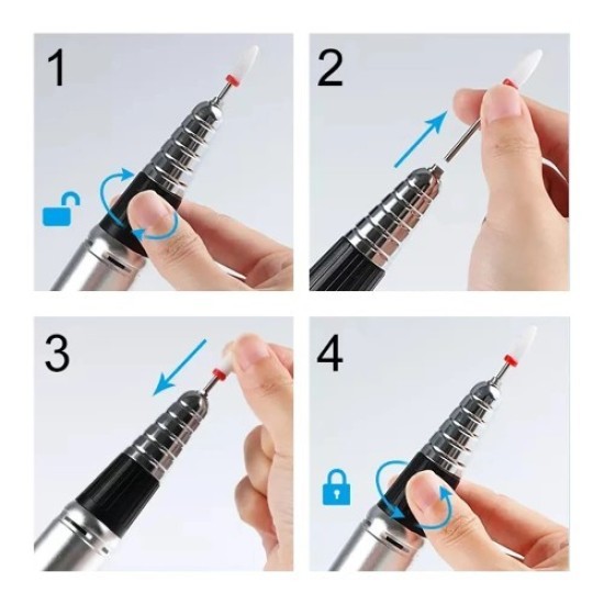 Manicure Motor - Manicure Nagelfrees M21 68W: Kleur Wit