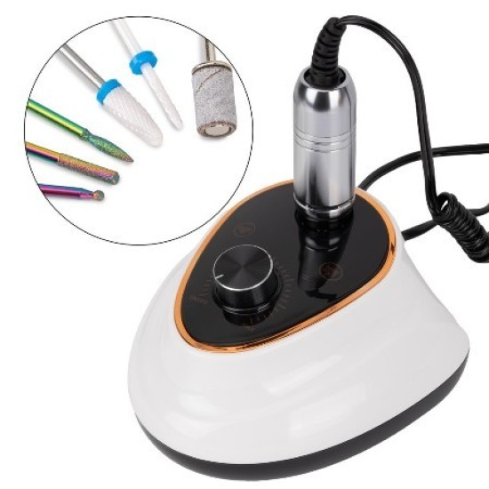 Manicure Motor - Nagelfrees M5 35.000 tpm 65W - Wit Manicure Motor - Nagelfrees M5 35.000 tpm 65W - Wit