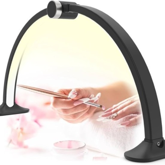 Half Moon Manicure - Beauty Led Lamp - Digital: Zwart