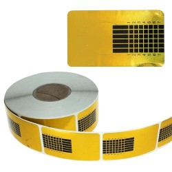 Nagelsjablonen Recht Gel Acryl Goud  500st