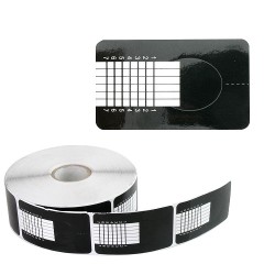 Nagelsjablonen Recht Gel Acryl Zwart  500st