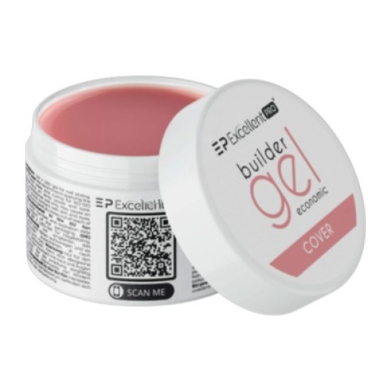 Economic Builder Gel - Excellent Pro - 50G - Kleur: Cover Economic Builder Gel - Excellent Pro - 50G - Kleur: Cover