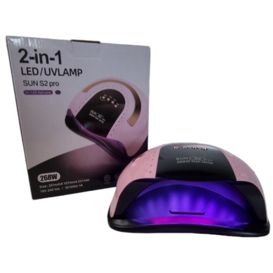 UV / LED Nagellamp SUN PRO2 - 268W - Kleur: Roze