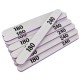 Rechte Vijl Wit/Paars - Molly Nails - Pak 24st - 180/240Grit Rechte Vijl Wit/Paars - Molly Nails - Pak 24st - 180/240Grit