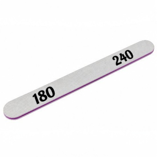 Rechte Vijl Wit/Paars - Molly Nails - Pak 24st - 180/240Grit Rechte Vijl Wit/Paars - Molly Nails - Pak 24st - 180/240Grit