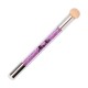 Dubbele Nail Art Applicator met strass-steentjes - Molly Nails - Kleur: Paars