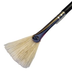 Lichaams Waaier Kwast Lange steel - Maat 2