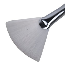 Waaier Kwast - Transparant - Wit