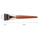 Foundation Brush Flat - Foundation Make-up Borstel - Platte Borstel voor vloeibare make-up: HA-39 Hout-Bruin