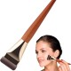 Foundation Brush Flat - Foundation Make-up Borstel - Platte Borstel voor vloeibare make-up: HA-39 Hout-Bruin