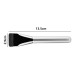 Foundation Brush Flat - Foundation Make-up Borstel - Platte Borstel voor vloeibare make-up: HA-39 Zilver