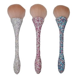 Glitter Make-up Borstel met strass steentjes Glitter Make-up Borstel met strass steentjes