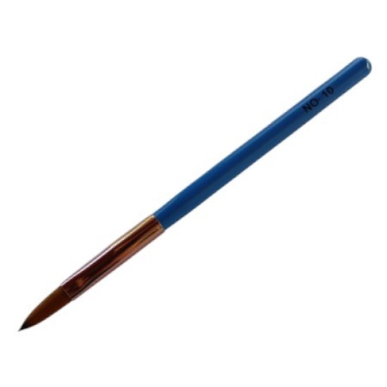Acryl penseel in koker - Blauw - No: 10