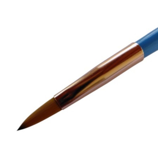 Acryl penseel in koker - Blauw - No: 8 Acryl penseel in koker - Blauw - No: 8