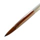 Acryl penseel in koker - Wit - No: 8