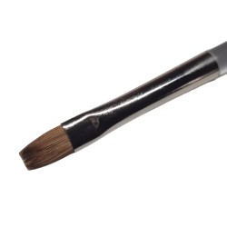 Nagelpenseel kolinsky plat recht 18410 No: 6