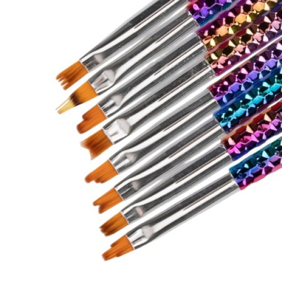 Ombre Penselen Set 8-delig