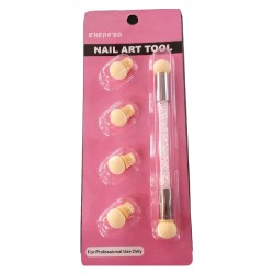 Nailart pen spons-penseel