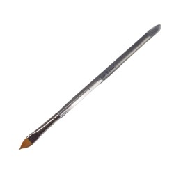 Nagelpenseel plat kattetong synthetisch 199909 No. 8
