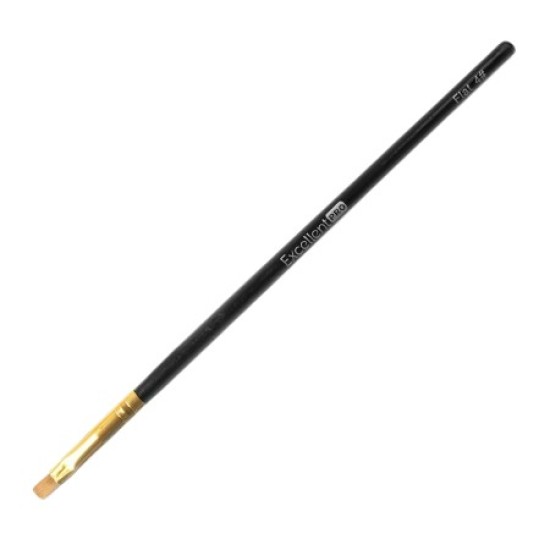 Gel Penseel - Excellent Pro - Flat Nr.4 Gel Penseel - Excellent Pro - Flat Nr.4