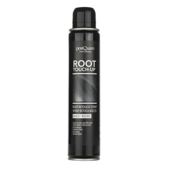 Uitgroeispray - Root Touch-Up Spray - Spray voor zwart haar - PostQuam - 200ml Kleur: Zwart