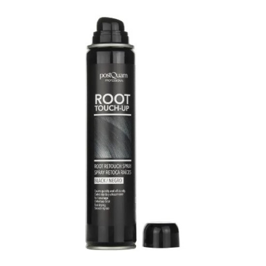 Uitgroeispray - Root Touch-Up Spray - Spray voor zwart haar - PostQuam - 200ml Kleur: Zwart