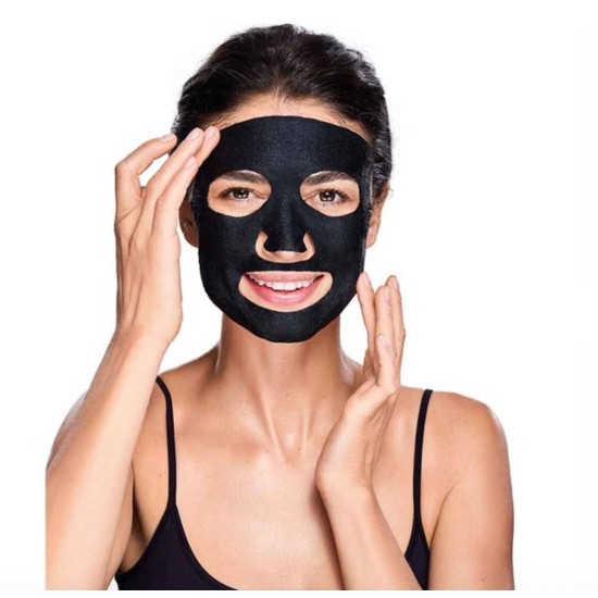 Vegan Detox Zwarte Vlies Masker Hydrovitaal - Vegan Detox Black Facial Mask - PostQuam - 1st