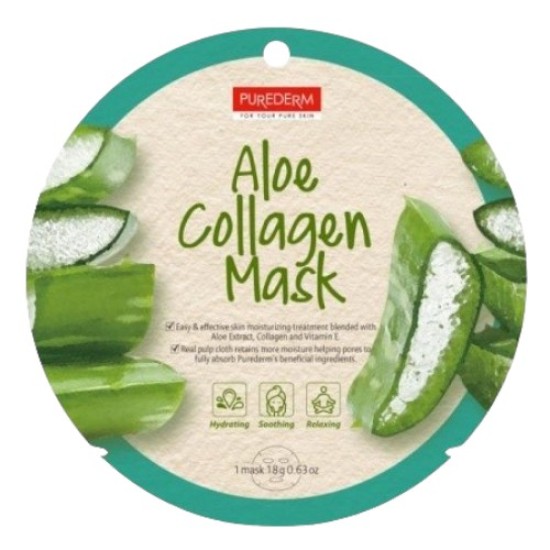 Aloë Collageen vliesmasker Purederm