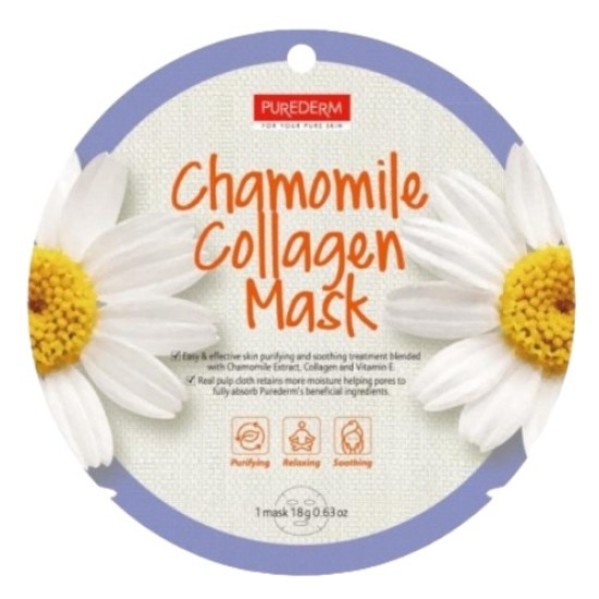 Chamomile Collageen vliesmasker Purederm