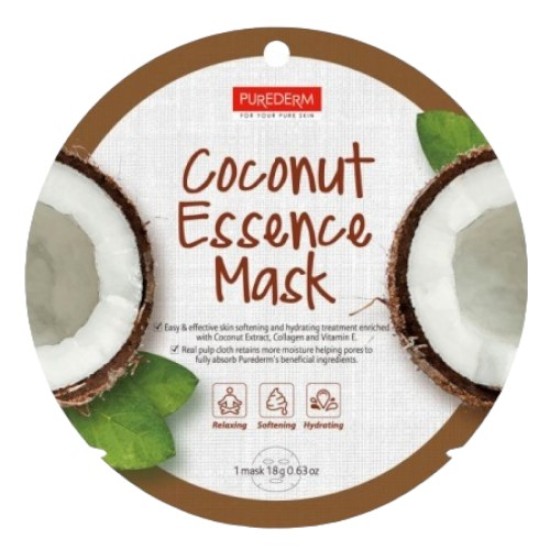 Coconut Essence vliesmasker Purederm