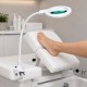 Ambulante Pedicure Loupelamp met tafelklem - Wit
